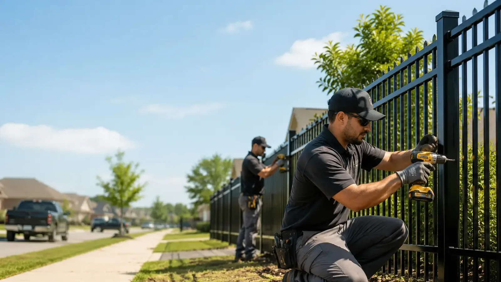 Metal Fence Installation in Allen, KY